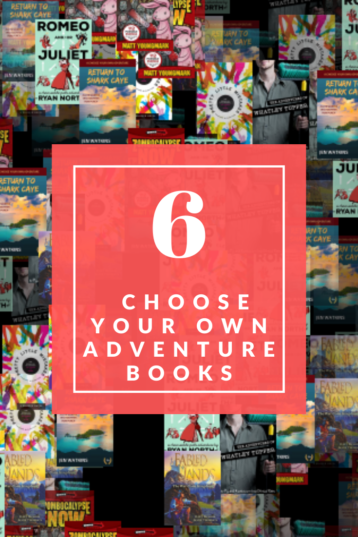 6 Choose Your Own Adventure Books